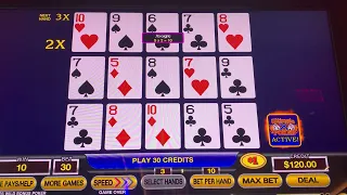 High limit video poker Ultimate X