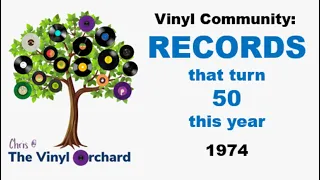 Records that turn 50 this year #VinylCommunity #VinylRecords #1974