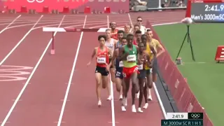 Athletics  Men s 3000m Steeplechase Round 1   Heat 1 Olympics Tokyo 2020