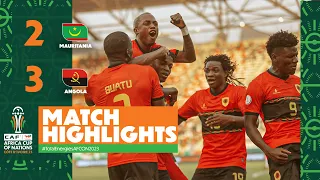 HIGHLIGHTS | Mauritania 🆚 Angola |(3-2) ملخص مباراة موريتانيا وأنجولا #TotalEnergiesAFCON2023