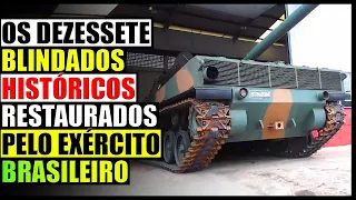 Os Dezessete Blindados Históricos Restaurados pelo Exército Brasileiro | Blindado Osório | SCBR