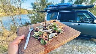 Cuttlefish Salad CATCH & COOK - Solo Truck Camping