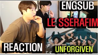 LE SSERAFIM (르세라핌) 'UNFORGIVEN OFFICIAL M/V REACTION !!!