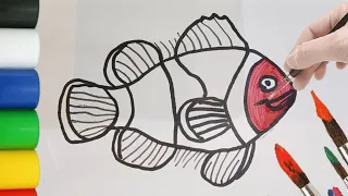 easy fish drawing for kids 🐠🐠🐠🐠