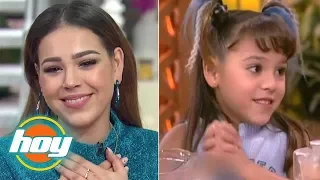 Danna Paola se puso nostálgica al recordar cuando fue parte de HOY