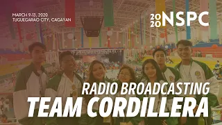 Team Cordillera: NSPC 2020 3rd Place, Radio Broadcasting