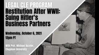 Restitution After WWII: Suing Hitler's Business Partners