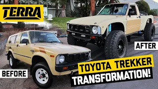 Extremely RARE Toyota built into a Prerunner! 1981 Toyota Trekker | BUILT TO DESTROY