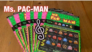 $5 Ms. Pac-Man Tickets‼️ California Lottery Scratchers🤞🍀🍀🍀