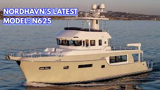 $3.4M NEW MODEL Nordhavn 625 Liveaboard Trawler Yacht