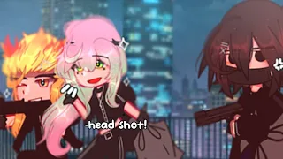 Headshot Meme // Demon Slayer Modern AU // Gacha Club Trend