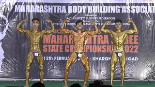 55 KG Jr. Maharashtra Shree 2022 Bodybuilding Competition