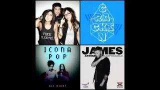 Bassjackers vs Icona Pop vsKrewella vs James Arthur-I Don't Care Crackin Impossible Alive(DjAsheiro)