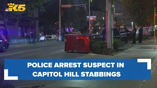 Police arrest suspect in stabbing of 4 people in Seattle's Capitol Hill neighborhood