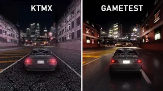 Need For Speed Underground 2 KTMX vs GAMETEST MOD Comparison (4K Video)