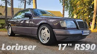 Lorinser RS90 17" 8J ET33 wheels on Mercedes w124 Coupe