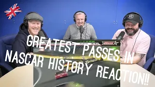 Greatest Passes In Nascar History REACTION!! | OFFICE BLOKES REACT!!