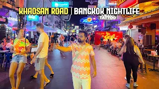 🇹🇭ਥਾਈਲੈਂਡ  Khaosan Road | Bangkok Best Nightlife | Thailand 2022