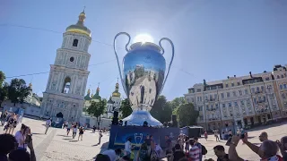 Champions League final 2018 in Kyiv. Great atmosphere from Liverpool fans.