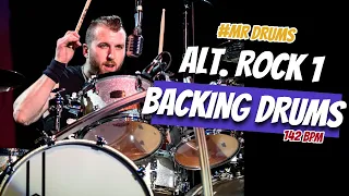 Alt. Rock 1 - 142 BPM Video | Backing Drums | Only Drums