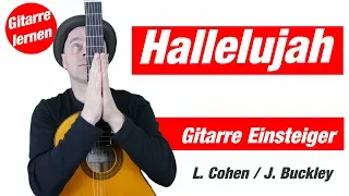 Gitarre lernen Hallelujah L  Cohen J  Buckley Onlinegitarrenschule