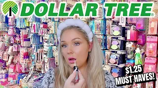 FULL FACE OF DOLLAR TREE MAKEUP | $1.25 MAKEUP YOU NEED 🤩  KELLY STRACK