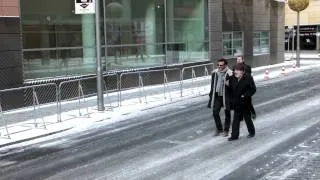 Festivaljury der Berlinale 2012 auf dem Weg zur Pressekonferenz