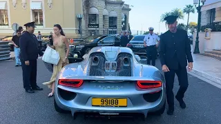 Gorgeous Lady Driving Porsche Hybride 918 Spyder * 5x Lambo 3x Senna, F8 , 812GTS @emmansvlogfr