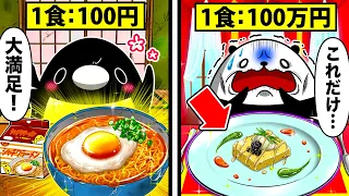 1食100円のご飯と1食100万円のご飯～美味しいのはどっち？～【アニメ】