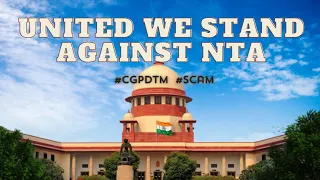 A Step Forward || United Against NTA Injustice #cgpdtm #nta #pmo #election2024 #scandal #piyushgoyal