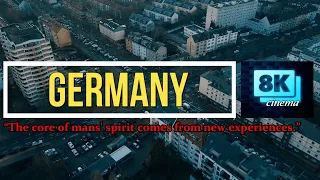 Germany - Relaxation Cinema With Calming Music|Germany |Birds eye view of Germany | 8K 1M