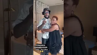 waah..See what Burna boy's mother did to him she is crazy  #burnaboy #shorts