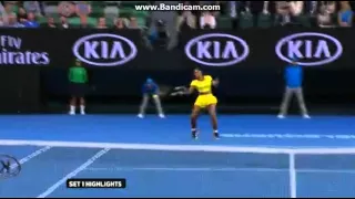 AUSTRALIAN OPEN 2016: WILLIAMS VS. KASATKINA HIGHLIGHTS FIRST SET