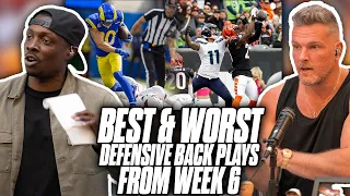 The Best And Worst Defensive Back Plays Of The NFL's Week 6 With Darius Butler