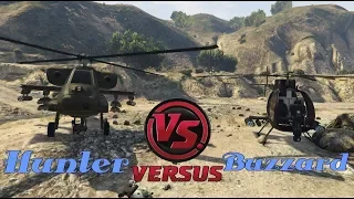 Which is Faster and Better? Hunter vs Buzzard | GTA 5 ONLINE