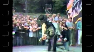 Stevie Ray Vaughan - Footage + Rare Backstage Interview 08/25/1984