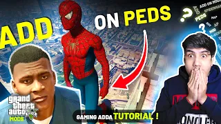 HOW TO ADD ANY PED IN GTA 5 | ADD ON PEDS GTA 5 | GTA 5 Mods 2024 Hindi | Gaming adda