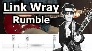 Link Wray - Rumble | Guitar Tabs Tutorial