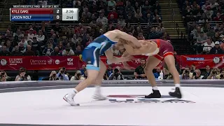 Kyle Dake vs Jason Nolf - Match 1 - Olympic Team Trials 2024