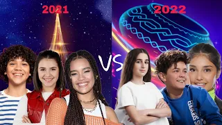 Junior Eurovision 2021 vs. Junior Eurovision 2022 | Eurovision Battle