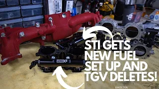 STI TGV Delete/Fuel Rail/Fuel Injector Assembly