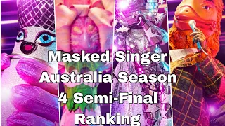 Masked Singer Australia Semi-Final Ranking