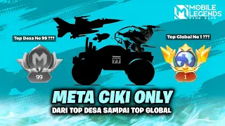 Namatin Mobile Legends sampai Top Global Meta Ciki Only