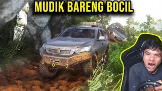 DUO PAJERO SPORT MUDIK KE DESA - MUDRUNNER