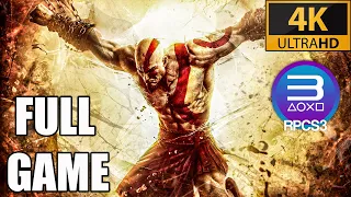 God of War Ascension HD Full Game Walkthrough [PC 4K 60FPS UHD] - No Commentary (RPCS3 2023)