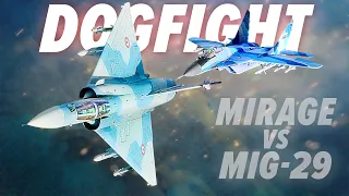 Mirage VS MiG-29 Fulcrum Dogfight | DCS World