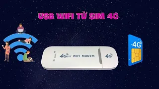 USB 4G LTE phát Wifi từ Sim Điện Thoại 3G/4G Tích hợp 3 in 1 -Giá rẻ bất ngờ