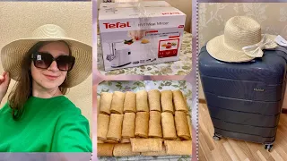 ВЛОГ: Покупка чемодана /Готовимся к летнему сезону/Мясорубка TEFAL HV1/Блины с мясом/Заказ из Сильпо