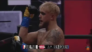 Jake Paul Knocks Out Ben Askren In 1 Round gaining a sweet victory over his rival. #boxing