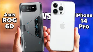 Asus ROG Phone 6D vs iPhone 14 Pro